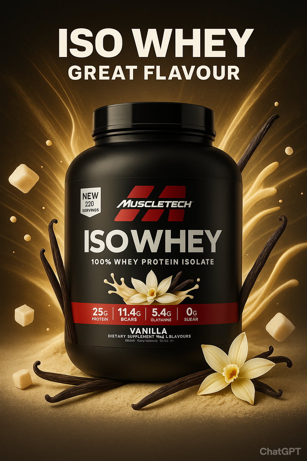 MuscleTech ISO Whey Vanilla - Image 2