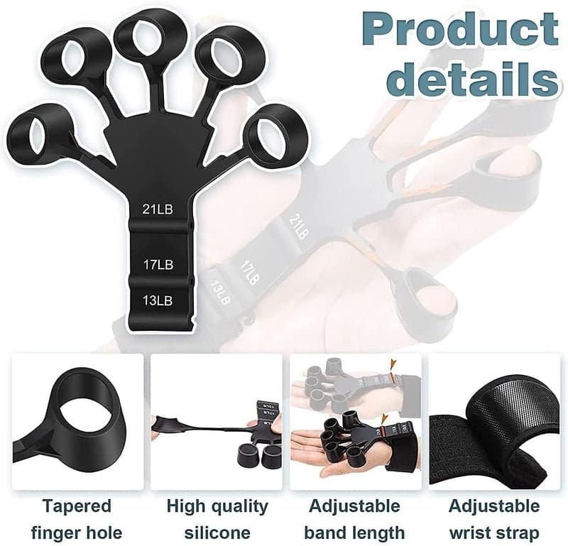 Allied Fitness Pro Hand Gripper UAE – Adjustable Finger Exerciser - Image 2