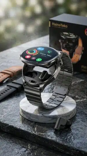 Haino Teko RW37 Watch Buds UAE 2-in-1 Smartwatch with Built-In Wireless Earbuds
